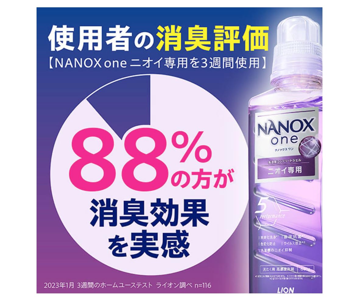 Amazon | NANOX one ニオイ専用 ・スタンダード洗濯洗剤 詰め替え